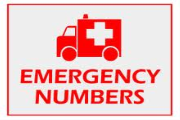 Bali emergency numbers.
