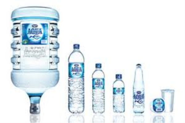 Aqua drinking water options.