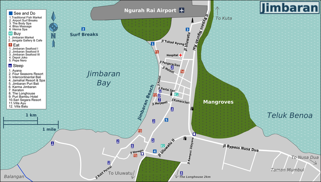 Jimbaran map