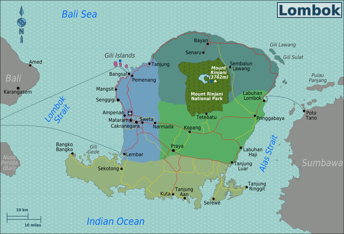 Lombok Map